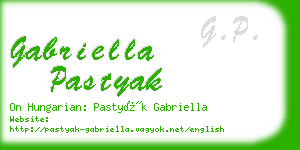 gabriella pastyak business card